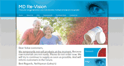 Desktop Screenshot of mdrevision.com